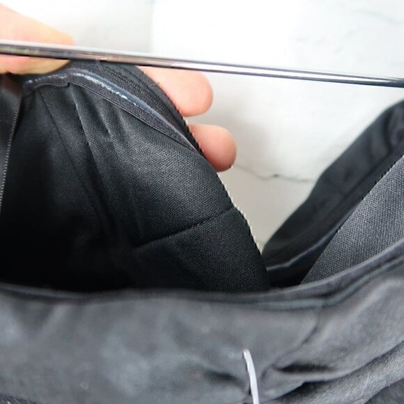 RAMPAGE BLACK LIQUID STRETCH JERSEY ONE SHOULDER BODYCON DRESS WITH SIDE MESH - Picture 10 of 14